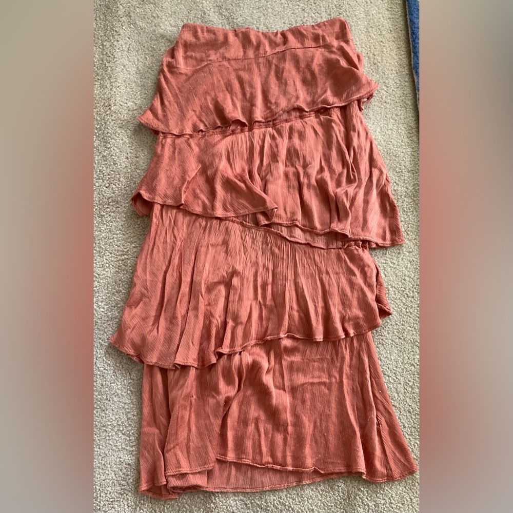 ♥️💙Anthropologie Maeve Terracotta Skirt